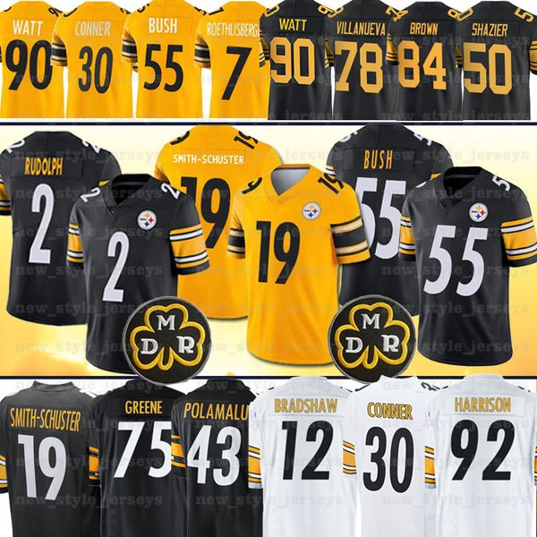 

2 ma on rudolph teeler jer ey 55 devin bu h 19 juju mith chu ter jame conner pitt burgh jerome betti polamalu 90 t j watt