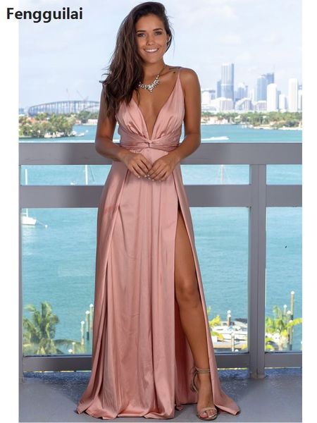 

длинные повседневные мягкие сексуальные глубокий v-образным вырезом ну вечеринку с цветочным принтом слинг с высоким разрезом платье женщин, Black;gray