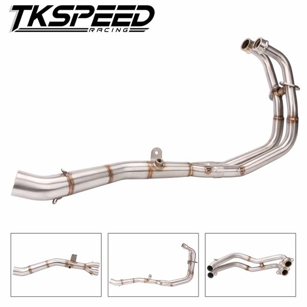 

middle pipe full system exhaust slip-on for yamaha mt03 mt-03 yzf r3 r25 yzf-r3 yzf-r25 2014 to 2018 without exhaust