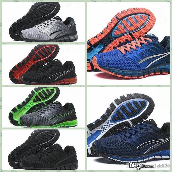 

agq180 2018 gel-quantumss 360 ii new design grayys white black mens cushion running shoes original 2 2s quality