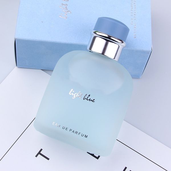 Marca de luxo Blue Blue Men Perfume 125ml Pote Homme Fragrância EDT Bom cheiro Longo Longa Capacidade de alta capacidade Top Spray Colônia Spray 4.2fl.oz Fast