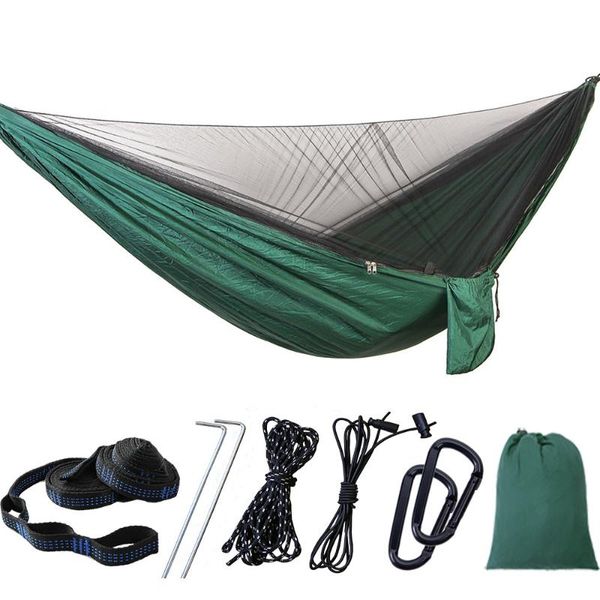 

hammock outdoor camping double parachute mosquito net hammock hiking tent