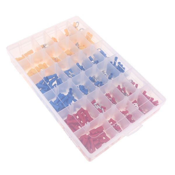 

480pcs electrical wire connector kits female/male spade insulated crimp terminals