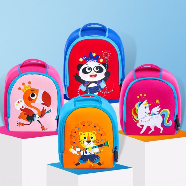 

children's ultra light early education schoolbag boy girl's early education backpack diving material kindergarten schoolbag