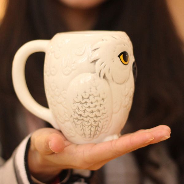 

3d animal cups owl mug ceramic mug coffee cup cute office mugs christmas gifts drop shipping