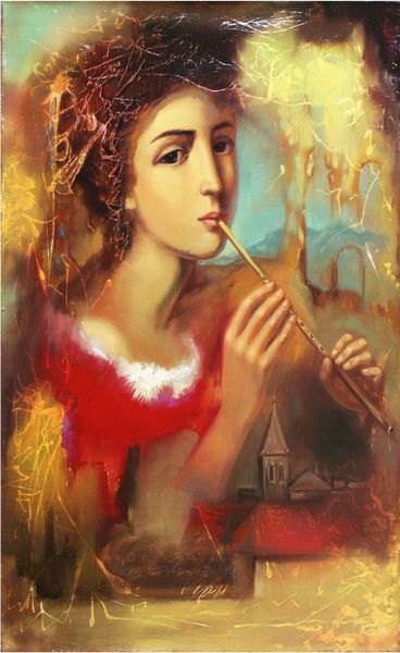 

taras sidan musician home decor handpainted &hd print oil painting on canvas wall art canvas pictures 191216