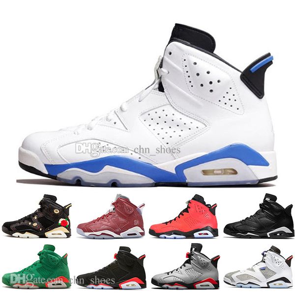 

2019 bred vi 6 6s mens basketball shoes infrared 23 3m reflective tinker slam dunk cny wheat dmp men sports sneaker designer trainer