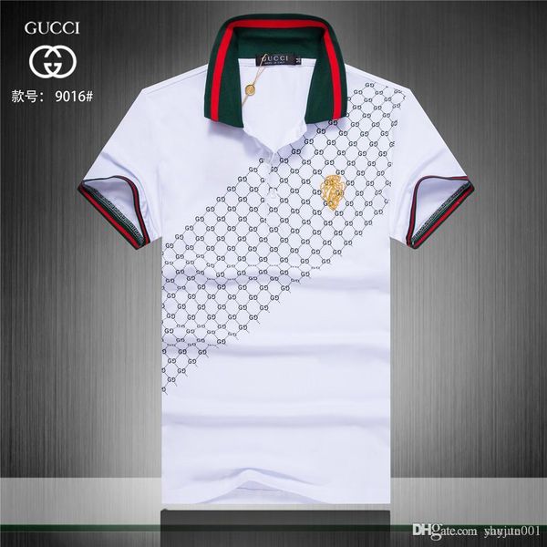 

iduzi summer men's polos mens casual breathable cotton short sleeve polo shirts fashion turndown collar polo men clothing 4xl, White;black