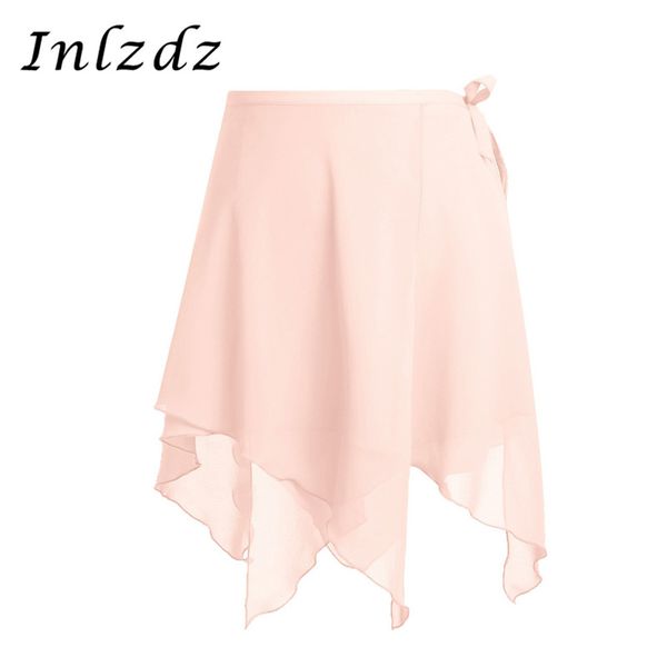 

women ballet dance skirts asymmetric size plus chiffon a line pole dance wear ballerina skirted costume belly skirt, Black;red