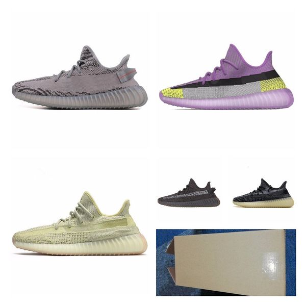 

pk version yeezreel glow rf mens running shoes zebra ture from trfrm static non reflective women des sneakers green sport trainer 13, Black