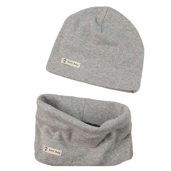 

new fashion baby cotton hat scarf set crochet children hats girl boy cap baby beanies caps toddlers kids hat scarf collar sets, Blue;gray