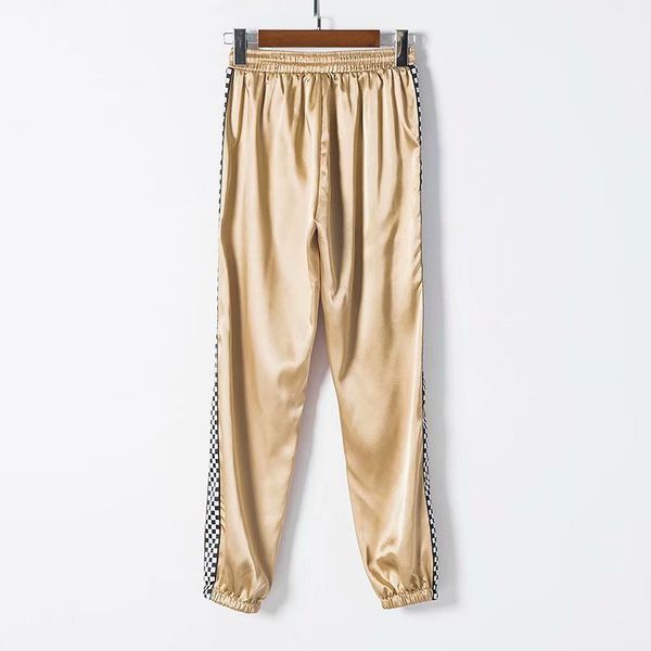 

spring casual sport harem pants spring loose drawstring patchwork women sport pants hip hop streetwear female sweatpants, Black;white