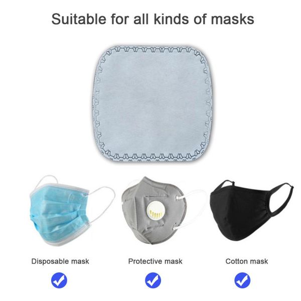 

кожа дружественная прокладка маски, респиратор маска фильтр хлопок, фильтр картридж лицо пылезащитный нетканый прокладка