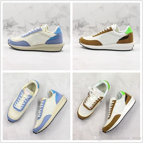 

2019 новый sacai ldv вафельный перекрытие design stretch беговая обувь мужская мода женщин дышащие кроссовки спорт бег обувь высокого качест