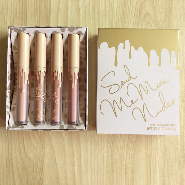 

Kylie jenner end me more nude 4pc et nude liquid lip tick 4 color matte and velvet lipglo by kylie co metic hipping