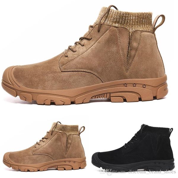 

2020 beige cotton large size type6 winter triple black grey man boy men boots mens sneakers boot trainers outdoor walking shoes