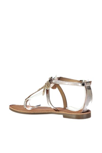 

Pearl Genuine Leather Gold Women Sandals 120130005451