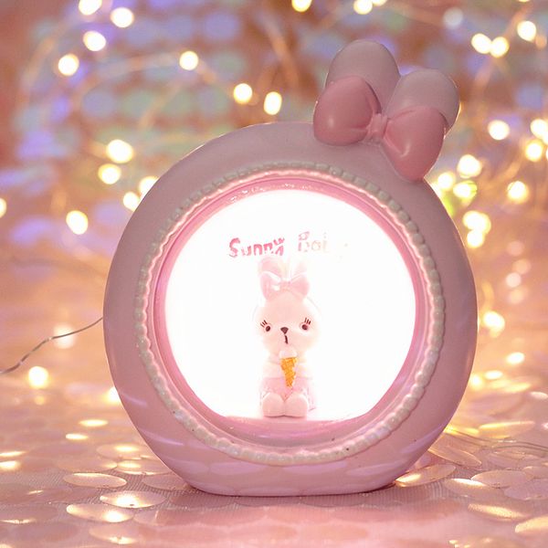 

творческий бант кролик маленького ночника творческой фантазия романтичных дети звезда спальня тумбочка лампа девушка