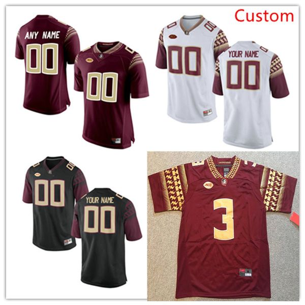 

florida state seminoles jersey demarcus walker kermit whitfield pj. williams derrick brooks walter jones fred biletnikoff football jersey, Black