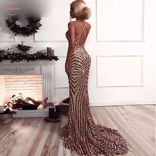 

женские платья женская одежда элегантный глубокий v шеи платья партии золота sequined макси платья backless bodycon вечерний клуб русалка пл, Black;gray