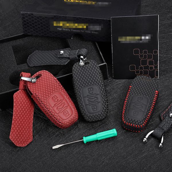 

for audi sline a3 a5 q3 q5 q7 a6 c5 c6 a4 b6 b7 b8 tt remote key case cover holder
