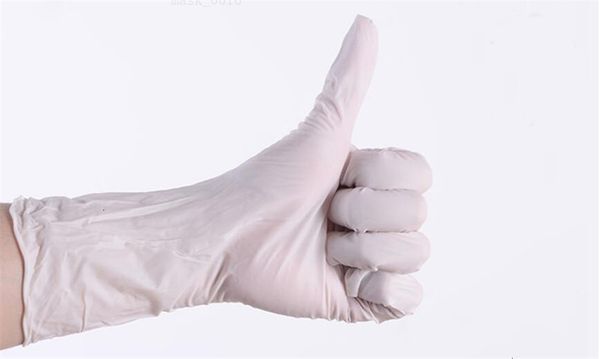 

stock in disposable latex home kitchen work rubber garden gloves universal for left and right 100pcs hand s m l evw7 qa