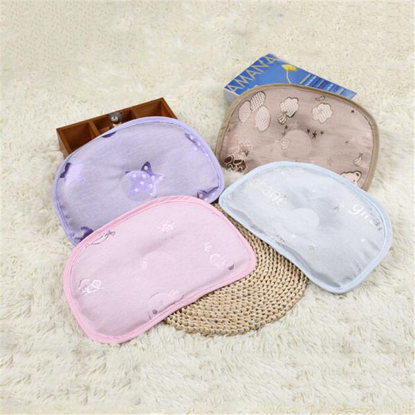 

baby pillow summer new anti-head shape pillow & breathable cool bedding shaped