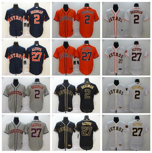 

мужчины бейсбол 2020 новый 2 алекс брегман джерси 27 хосе altuve все сшитые flexbase прохладная база главная темно синий белый оранжевый сер, Blue;black