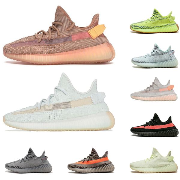 

2019 new men women running hoe true form clay green hyper pace zebra emi frozen blue tint clay zebra bred port trainer outdoor hoe, Black;green