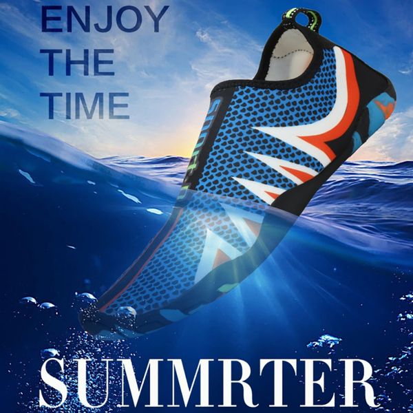 

2018 new men&women walking lover yoga shoes beach shoes outdoor swimming water flat soft seaside shoesjj s