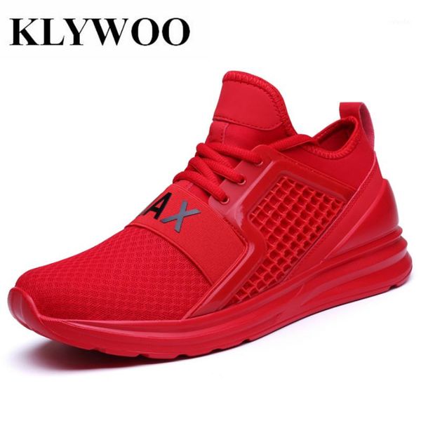 

klywoo plus size 39-47 men shoes casual air mesh breathable fashion trainers sneakers men ankle boots comfortable zapatos hombre1, Black