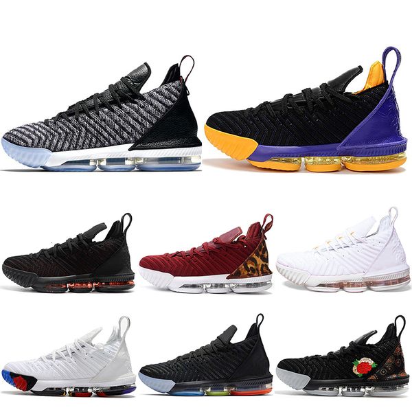 

designer mens basketball shoes 16 16s 1 thru 5 i promise king oreo fresh bred triple black lakers trainer sports sneakers 7-12 wholesale
