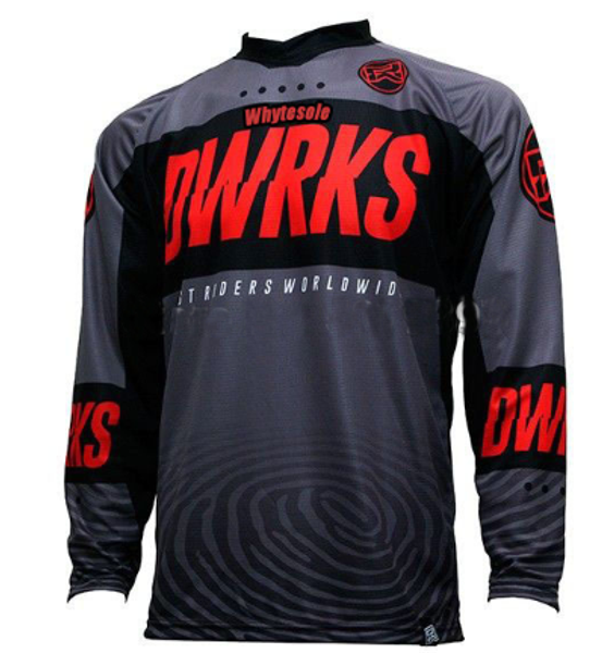 

2020 dwrks quick dry downhill jerseys cycling jerseys mesh clothing mountain road mtb jersey outdoor sports bicycle shirt, Black;red