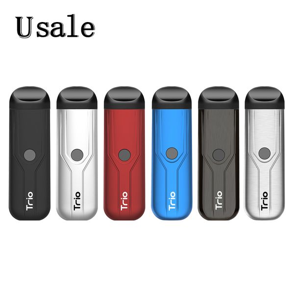 

Стартовый комплект Yocan Trio 3-в-1 с аккумулятором 500 мАч 1,0 мл Trio Pod Расширенный воздушный поток 10S Функция подогрева 100% оригинал