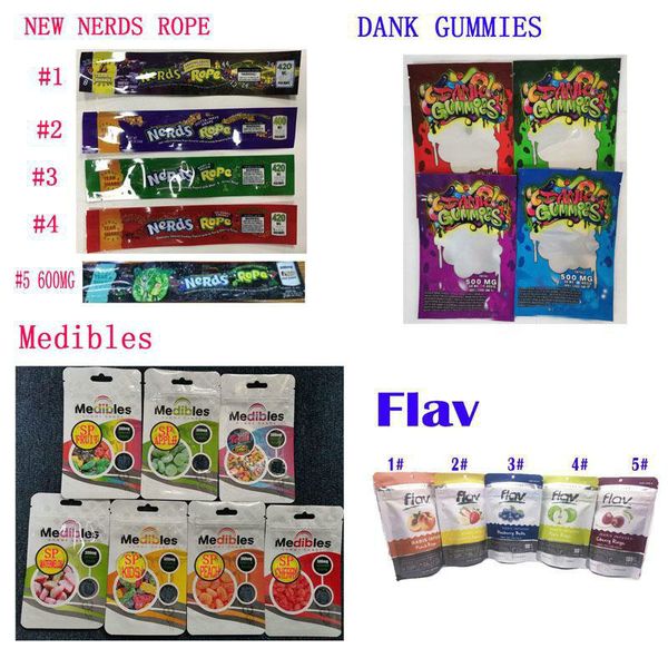 

420 flav dank gummies chuckles medibles nerds rope infused candy packaging bag 710 edibles packaging mylar bag smell proof package for candy