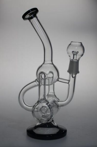 

21.5cm fab mini tall glass bongs pipes bongs percolator rigs bong glass water egg thick glass 14.4mm smoking joint size oil pg5020 ialed