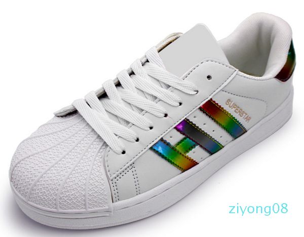 

2020 new men women superstar stans leather casual shoes white black 36-45 z08