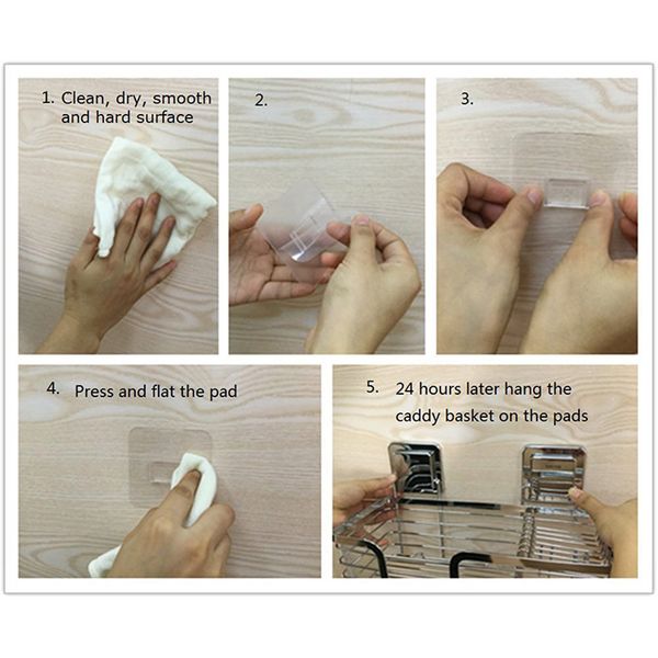 

2 tiers soap dishes corner stainless steel adhesive soap saver holder shelves for bathroom kitchen mu