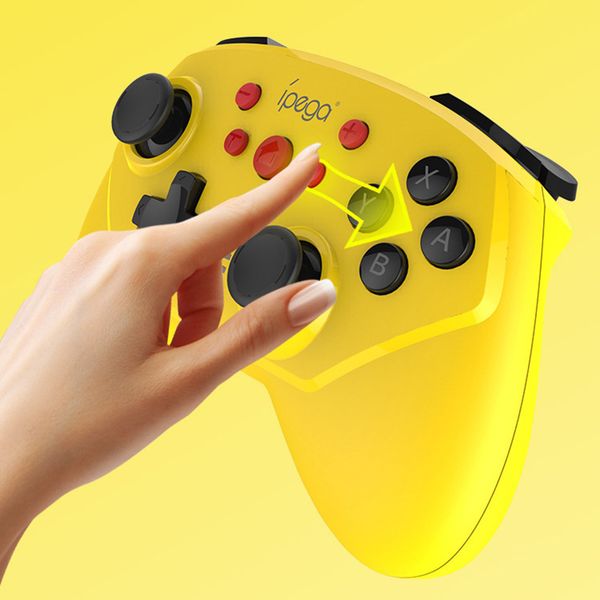 

ipega switch wireless game controller ns host bluetooth dual vibration handles connected wired and wireless dual connection
