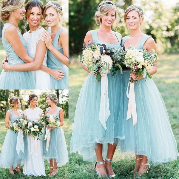 

country style hi lo ball gown tulle long bridesmaid dresses 2019 straps custom made maid of honor bridesmaids party gowns, White;pink