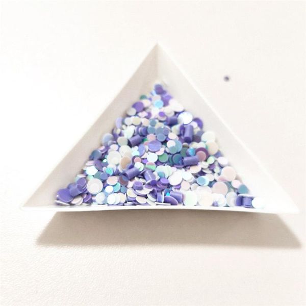 

1 bag nail glitter mix round flake mermaid paillette sequin 3d nail art decor beleshiny acrylic circle accessories plastic, Silver;gold