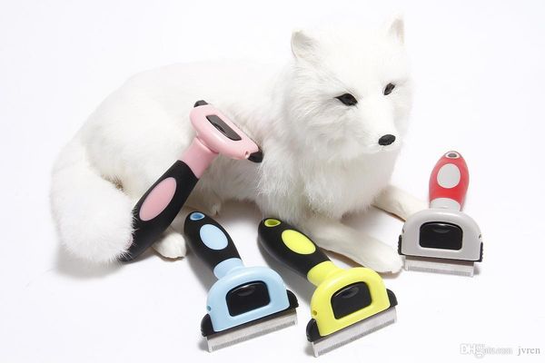 

pet fur hair removal comb dog short medium hair brush handle beauty brush accessories comb for cats grooming tool