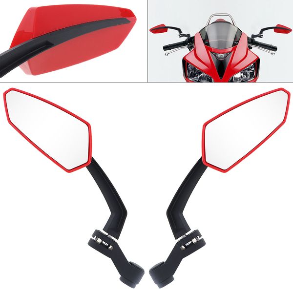

2pcs 10mm universal motorcycle rearview mirror side mirrors glass left and right for motorcycle motorbike