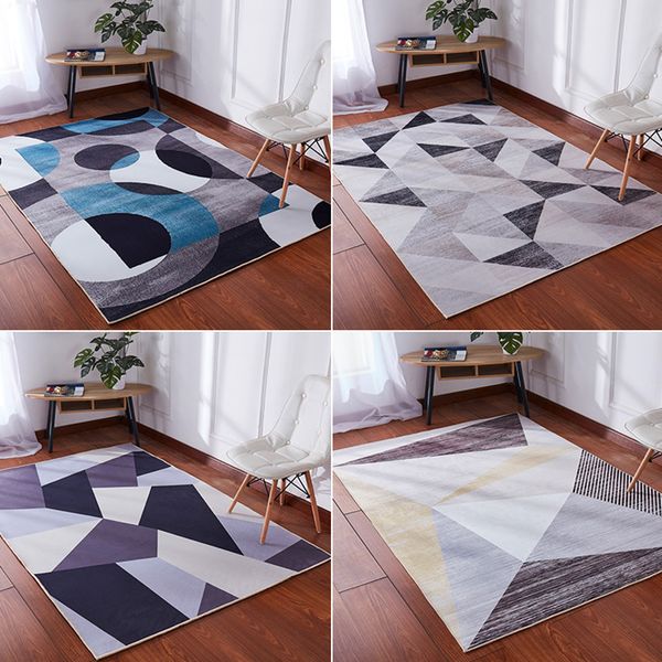 

modern tea table rectangular vacuumed bedroom covered with floor mat nordic style living room carpet