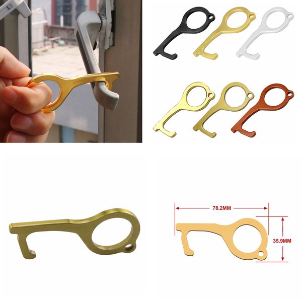 

no-touch press elevator tool no contact door opener edc door closer tool button tool hand keychain door opener ffa4036