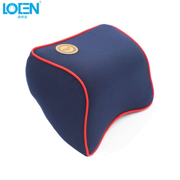 

loen 1pcs space memory foam car lumbar support pillow auto neck pillow headrest lumbar fabrics
