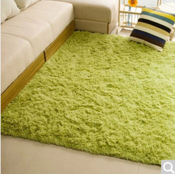 

роскошный ковер гостиной простой плюшевый флис 450 мм спальня журнальный столик пол одеяло дверь коврик для ног мода зеленый бордовый ковер