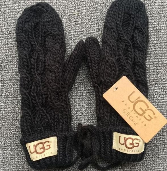 

fashion women' brand gloves for winter and autumn cashmere mittens gloves with lovely fur ball outdoor sport warm winter gloves 5, Blue;gray