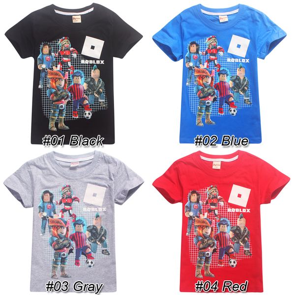 2019 Roblox Kids Tee Shirts 4 14t Kids Boys Girls Cartoon Printed Cotton T Shirts Tees Kids Designer Clothes Dhl Ss249 From Jerry111 611 - kids roblox t shirt personalised character design