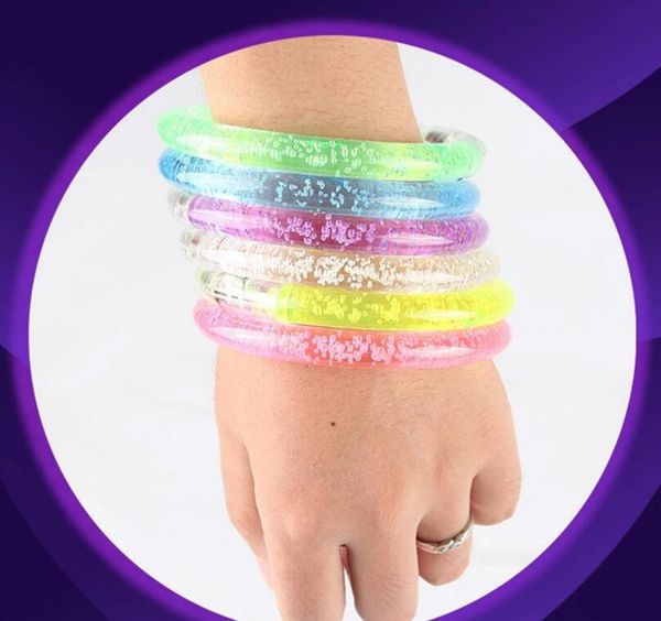 2020 heißer verkauf konzert led-blitz armband spielzeug bunte licht stick flash stick led leuchtendes spielzeug acryl armband partei liefert